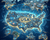 Global map highlighting major semiconductor manufacturing hubs and supply chains in USA, Asia, Europe, and other regions.