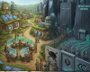 Open source community with solar-powered buildings and cooperative coding versus fenced private data fortress with controlled robotic workers