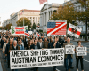 Protest march advocating Austrian economics, sound money, and ending the Federal Reserve