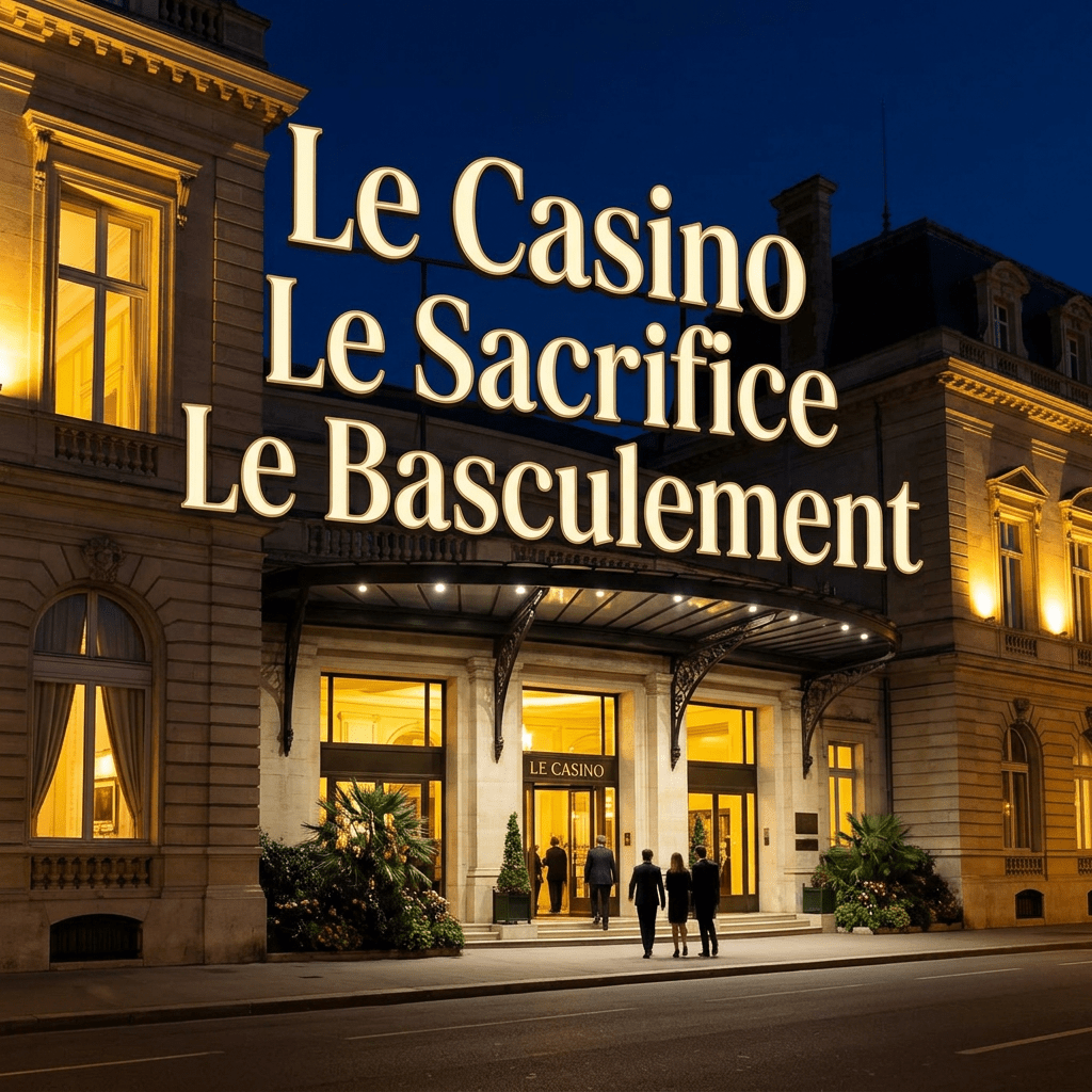Add text: Le Casino Le Sacrifice Le Basculement