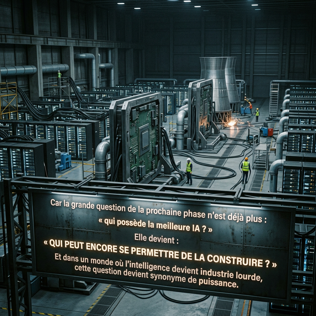 🔥 L’INTELLIGENCE DEVIENT INDUSTRIE LOURDE
